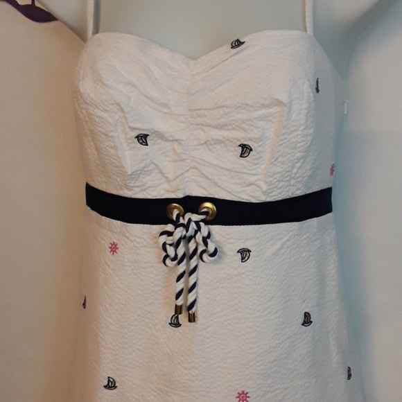 Lilly Pulitzer sundress nautical print Rilee(0162) - Picture 2 of 8